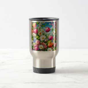 Mug De Voyage OEuvre florale/printanière