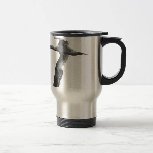 Mug De Voyage Oiseaux marins Abstraits (Droit)