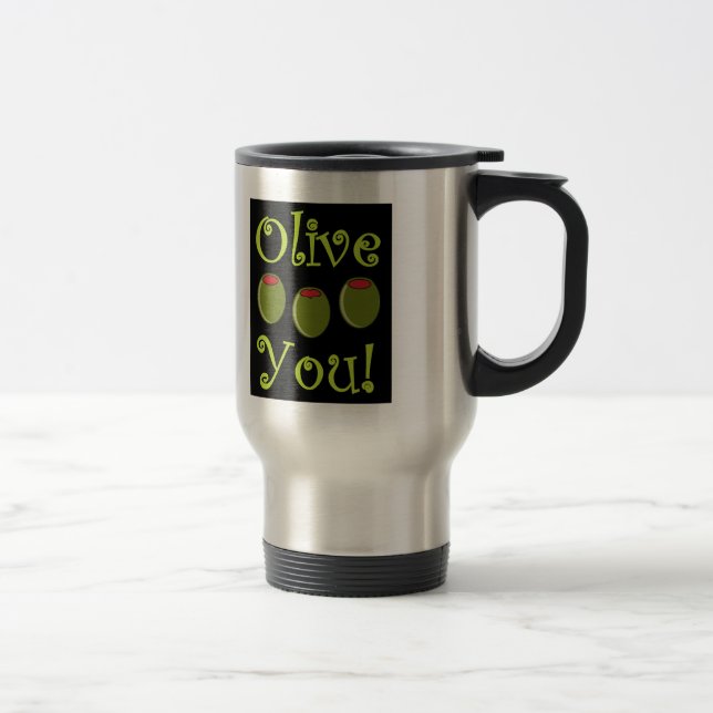 Mug De Voyage Olive de fin gourmet vous (Droit)