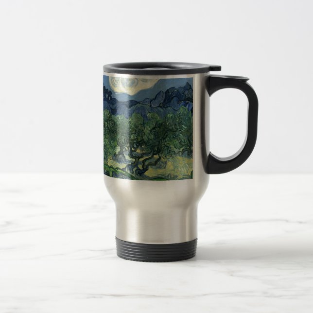 Mug De Voyage Olive Trees par Van Gogh (Droit)