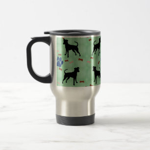 Mug De Voyage Ombre de Pinscher miniature