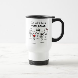 Mug De Voyage On Vivait Dans Les Boules, Nom Personnalisé Papa