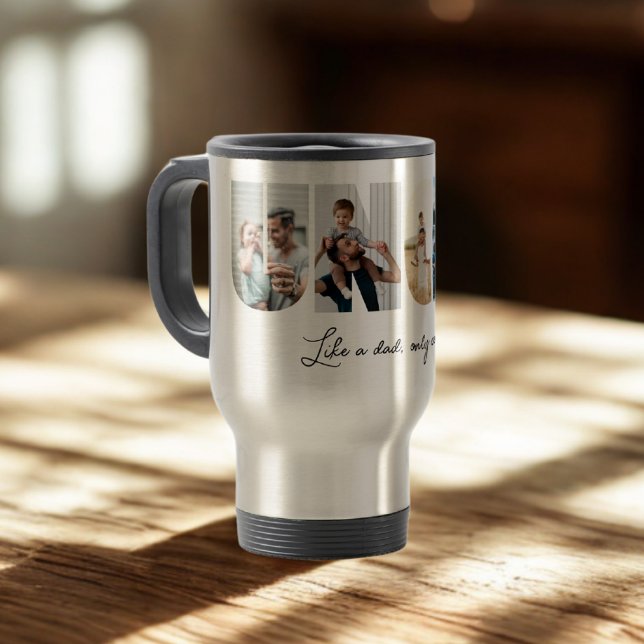 Mug De Voyage Oncle Photo Collage 5 images Collage (Créateur téléchargé)