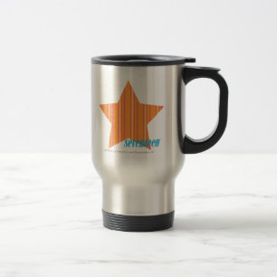 Mug De Voyage Orange mince 4 de rayures