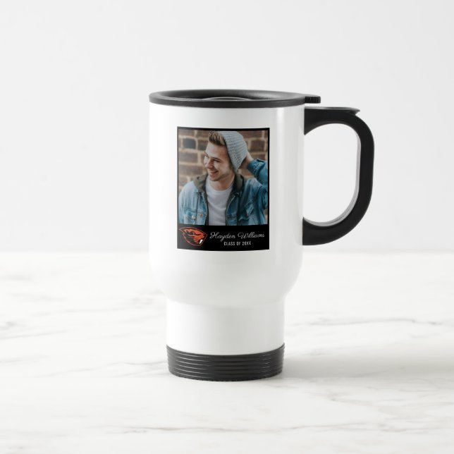 Mug De Voyage Oregon State Beavers | Tête de castor (Droite)