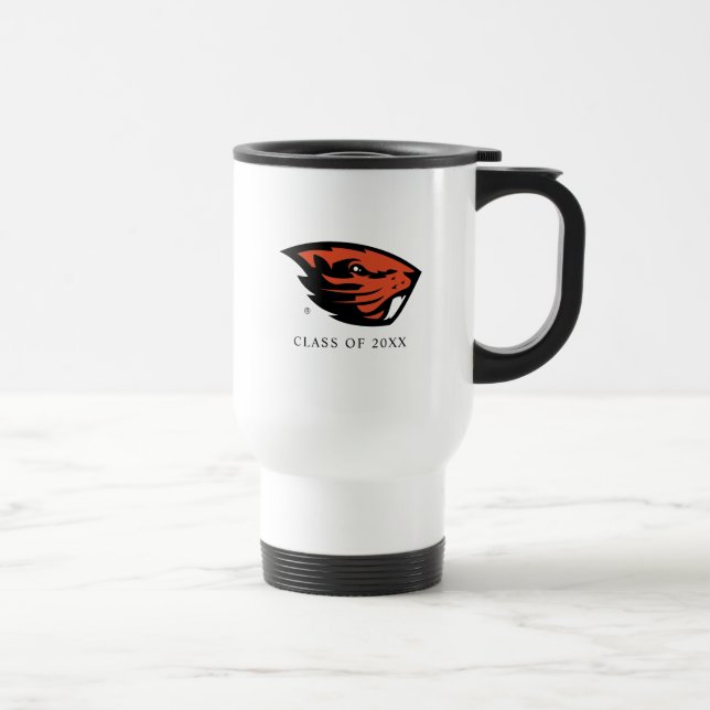 Mug De Voyage Oregon State Beavers | Tête de castor (Droite)
