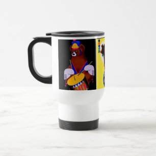 Mug De Voyage Ornement "Ours de Cirque Cyrk-Polonais"