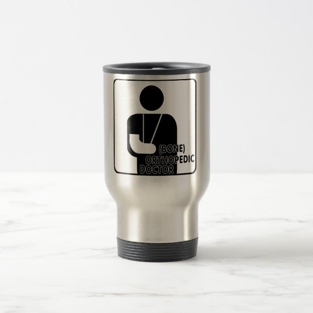 MUG DE VOYAGE (OS) DOCTEUR ORTHOPÉDIQUE LOGO (Centre)