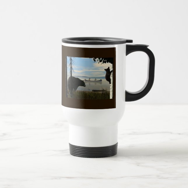 Mug De Voyage Ours de plage (Droite)