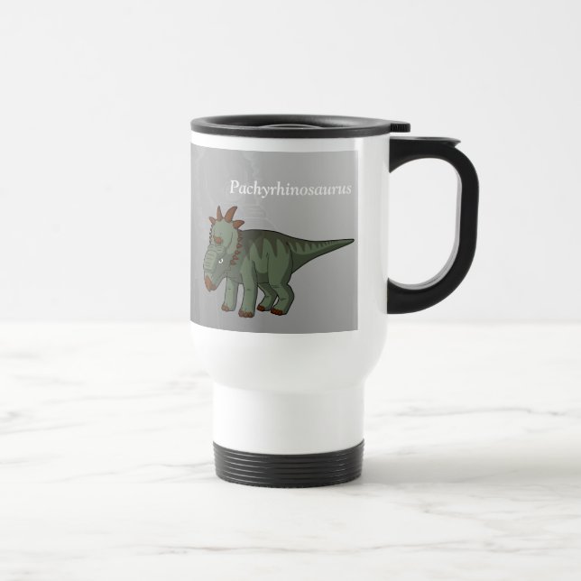 Mug De Voyage Pachyrhinosaure Dinosaure (Droite)