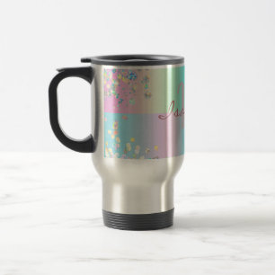 Mug De Voyage Paillettres holographiques de licorne
