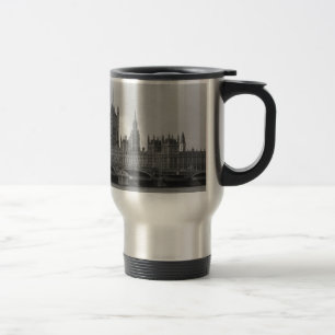 Mug De Voyage Palais blanc noir de Westminster