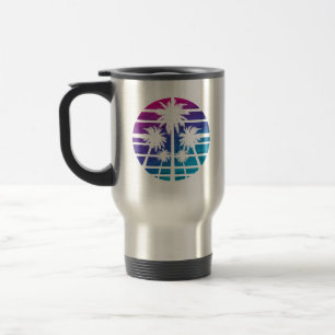 Mug De Voyage Palmier Plage Hawaïenne Vacances d'Été