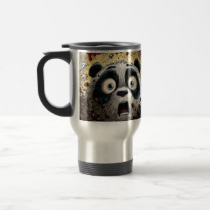 Mug De Voyage Panda Caféiné