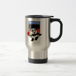 Mug De Voyage Panda de ping-pong de l'Allemagne