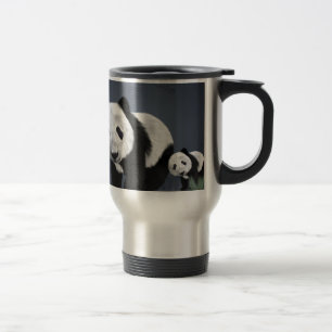Mug De Voyage panda ours mignon animal noir blanc doux