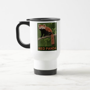 Mug De Voyage Panda rouge