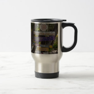 Mug De Voyage Panneau de signalisation Rum Point Grand Cayman
