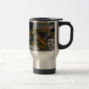 Mug De Voyage Panneau indicateur Rum Point Grand Cayman