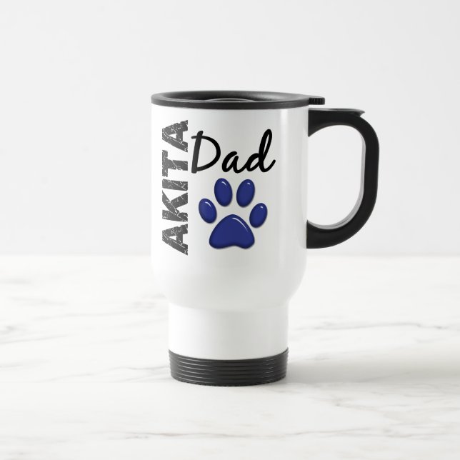 Mug De Voyage Papa 2 d'Akita (Droite)