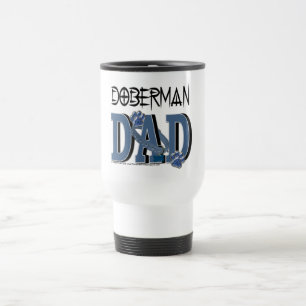 Mug De Voyage PAPA de dobermann
