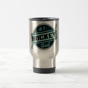 Mug De Voyage Papa de l'hockey #1