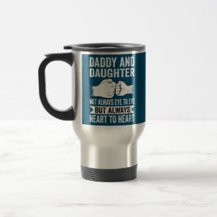 Mug De Voyage Papa Et Fille Premier Bump Poing Bomb Pères