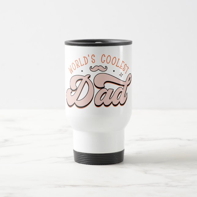 Mug De Voyage Papa le plus froid du monde (Centre)