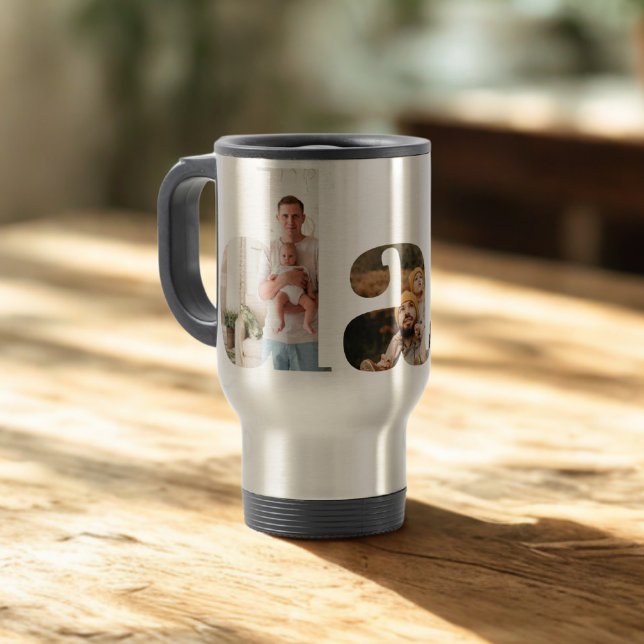 Mug De Voyage Papa Photo Collage, Cadeau De Fête des pères Pour  (Créateur téléchargé)