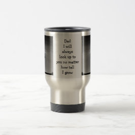 Mug De Voyage Papa regarde toujours vers toi photo personnelle