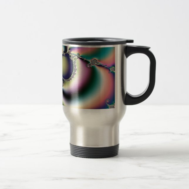 Mug De Voyage Papillon arc-en-ciel (Droit)