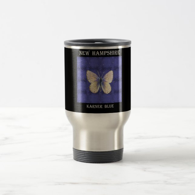 Mug De Voyage Papillon de bleu du New Hampshire Karner (Centre)