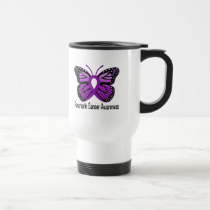 Mug De Voyage Papillon de Cancer pancréatique d'espoir