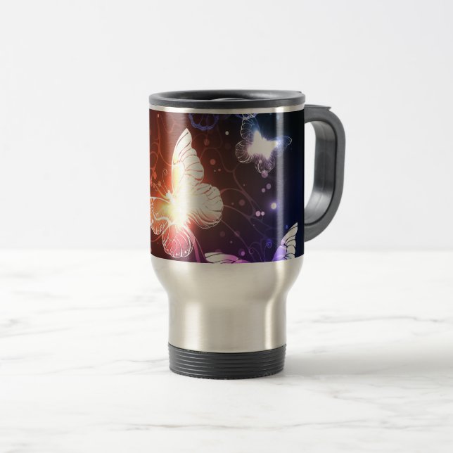 Mug De Voyage Papillons nocturnes (Devant droit)