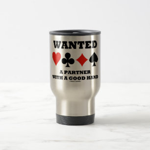 Mug De Voyage Partenaire Recherché À Bonne Main (Quatre Costumes