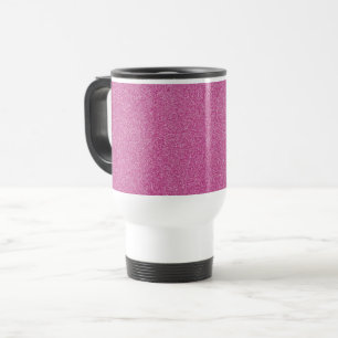 Mug De Voyage Parties scintillant rose, Étincelle, Arrière - pla