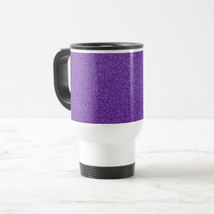 Mug De Voyage Parties scintillant violette, Étincelle, Arrière -