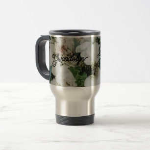 Mug De Voyage Paruline avec poignée, couvercle et paille, inoxyd