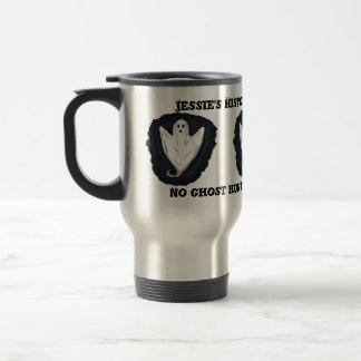 Mug De Voyage Pas de chasse fantôme avant le café