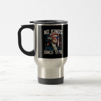 Mug De Voyage Pas de rois en Amérique Graphique patriotique vint