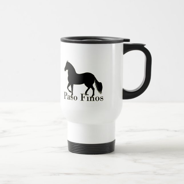 Mug De Voyage Paso Finos - Personnalisez-le (Droite)