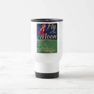 Mug De Voyage Passez-moi à l'affiche du Vintage voyage de la Lun