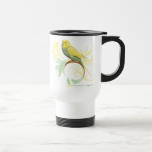 Mug De Voyage Pastel Green Parakeet