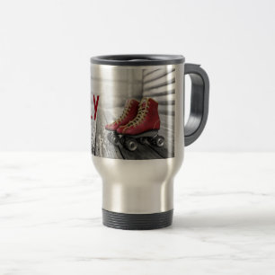 Mug De Voyage Patins à rouleaux Vintages