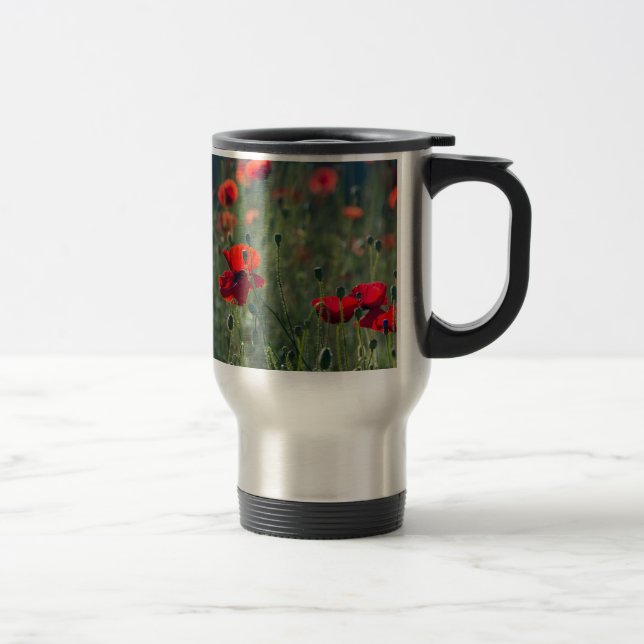 Mug De Voyage Pavots (Droit)