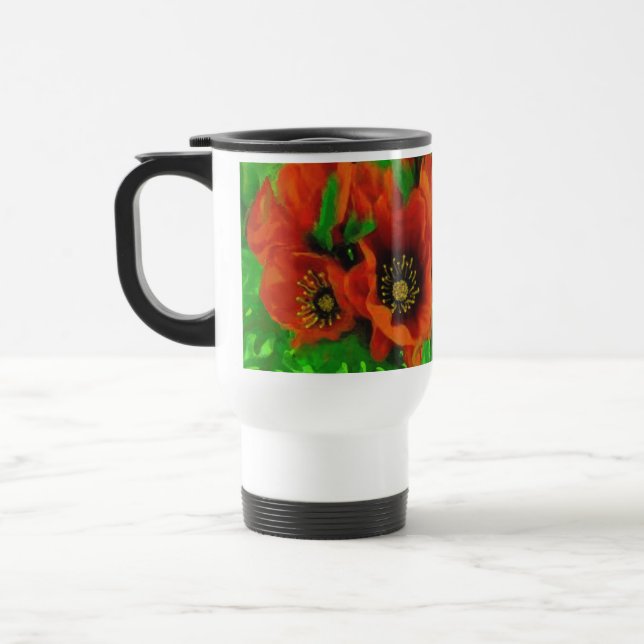 Mug De Voyage Pavots rouges (Gauche)