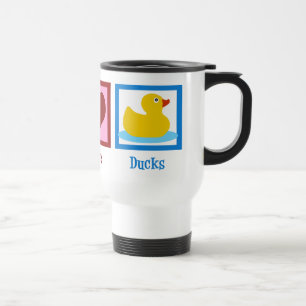 Mug De Voyage Peace Love Ducks