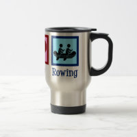 Peace Love Rowing - Équipe d'équipage mignonne