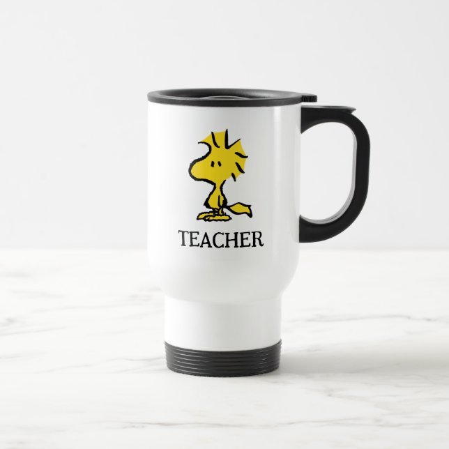 Mug De Voyage Peanuts | Woodstock Teacher (Droite)