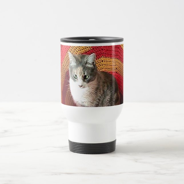 Mug De Voyage Pearl Cat sur l'Afghanistan (Centre)
